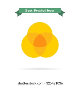 Icon of overlapped circular diagrams