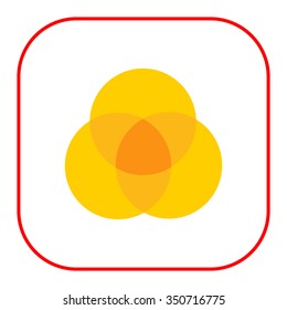 Icon of overlapped circular diagrams