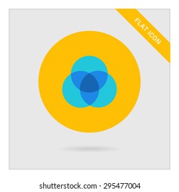 Icon of overlapping circular diagrams