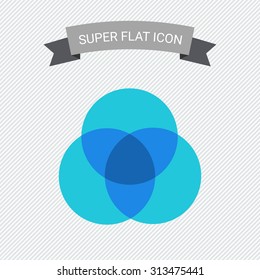 Icon of overlapping circular diagrams