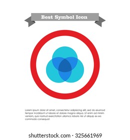 Icon of overlapping circular diagrams