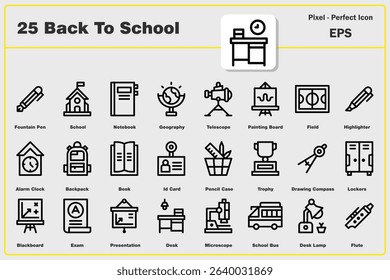 Icon Pack Back To School Best Quality