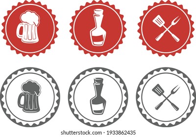 Icon Pack für Bier bbq und Boost