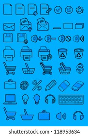 Icon Pack blue