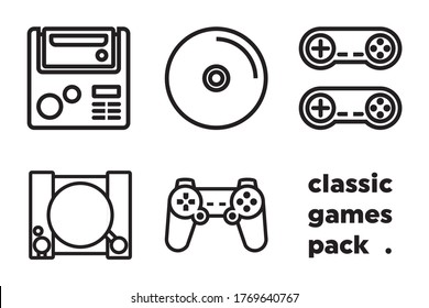 icon pack classic playstation games 