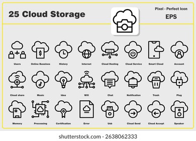 Icon Pack Cloud Storage Best Quality