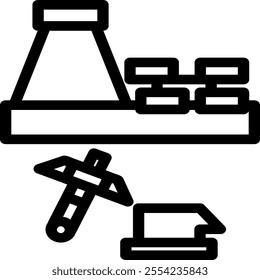 icon pack consisting of engineering, industrial and several items related to mechanics