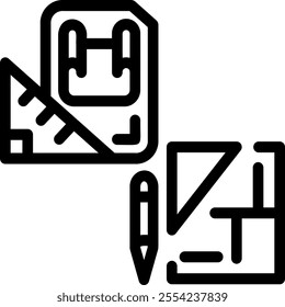 icon pack consisting of engineering, industrial and several items related to mechanics