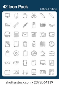 Icon pack for designers and developers. Can be used to add design elements, applications, web, etc