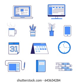Icon pack for desk workspace
