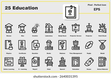 Icon Pack Education Best Quality