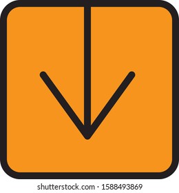 icon pack orange & black.Trendy flat line icon pack for designers and developers. Icons for creative process, design, art, movie, photography, literature, painting, product development, for mobile and