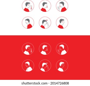 Plantilla de símbolo de paquete de iconos para el logotipo de colección de diseño gráfico y web ilustración vectorial