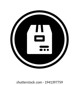 Paquete De Icono Con Estilo Glifo Circular