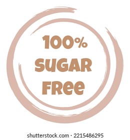 icon for packaging of ecological products on a white background with a leaf. Vector illustration
