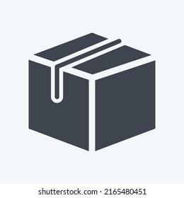 Empaquetado de iconos. adecuado para el símbolo Educación. estilo glifo. diseño simple editable. vector de plantilla de diseño. ilustración de símbolo simple