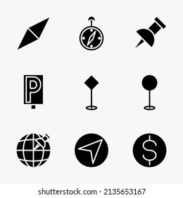 icon packs. a pack of map icons