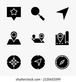 icon packs. a pack of map icons