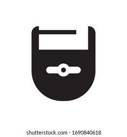 icon padlock vector from eps 10 with black collor