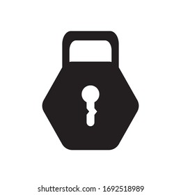 icon padlock vector from eps 10 with black collor
