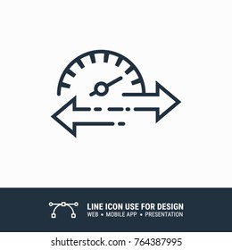 Icon page optimization graphic design single icon vector illustration