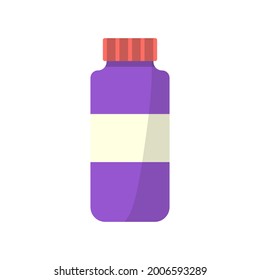 Icon of paint can.  Vector illustration concept for  back to school