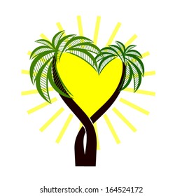 icon palms. Vector