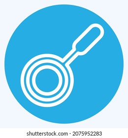 Icon Pan 1 - Blue Eyes Style - Simple illustration, Editable stroke, Design template vector, Good for prints, posters, advertisements, announcements, info graphics, etc.