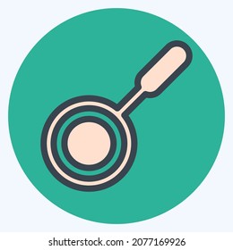 Icon Pan 1 - Color Mate Style - Simple illustration, Editable stroke, Design template vector, Good for prints, posters, advertisements, announcements, info graphics, etc.