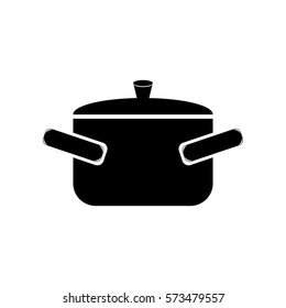 Icon of pan on grey background. All elements pan for web design and decoration of greeting cards.
