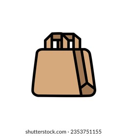 icon paper bag cute vector suitable for you icon bisnis and wanted