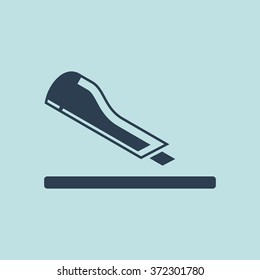 Icon of Paper Cutter. EPS-10.