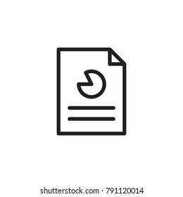 icon paper data presentation business