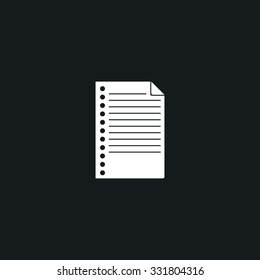 Icon of a paper sheet.