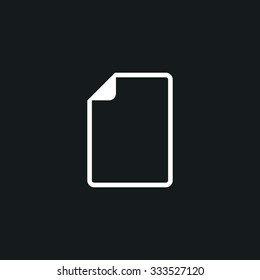 Icon of a paper sheet.