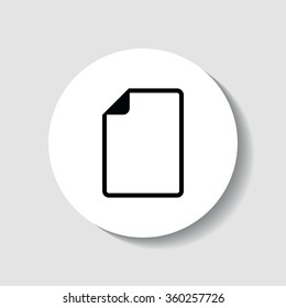 Icon of a paper sheet.