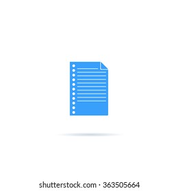 Icon of a paper sheet.