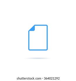 Icon of a paper sheet.