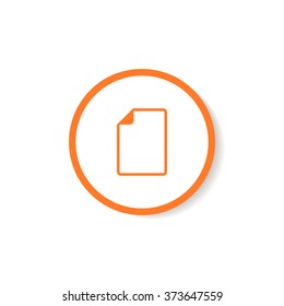 Icon of a paper sheet.
