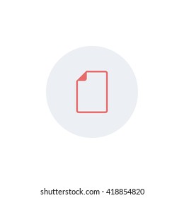 Icon of a paper sheet.