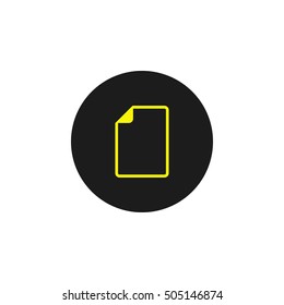 Icon of a paper sheet.