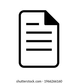 Icon Paper With Style Glyph