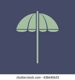 Icon of Parasol. Eps-10.