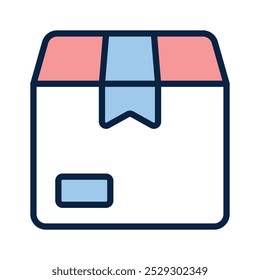 Un ícono del paquete de paquete en estilo de diseño de moda, listo para usar Vector