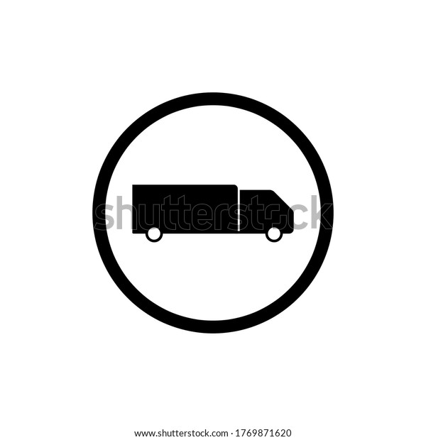 icon\
parking truck Truck icon template design\
trendy