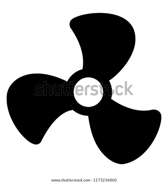 Icon Part Ship Depicting Propeller Stock Vector (Royalty Free ...