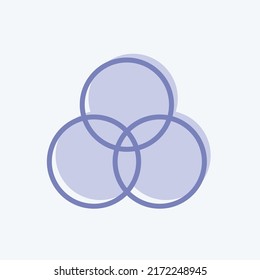 Icon Partnership. suitable for Community symbol. two tone style. simple design editable. design template vector. simple symbol illustration