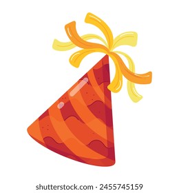 icon of Party Hats Flat Stickers 

