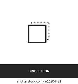 icon paste outline black single icon graphic design