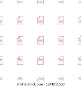 icon pattern repeat seamless on white background. Editable line icon icons from network collection. paper icon for web and mobile.